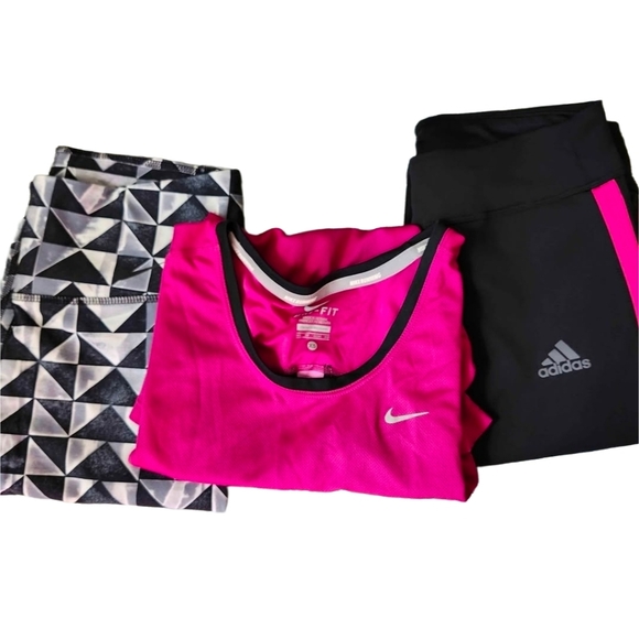 Nike and Adidas Workout Set Womens XS - Picture 1 of 8